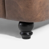 Chesterfield Doppelbett 160x190cm in Kunstleder Chur Auswahl