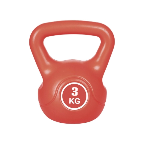 Kettlebell 3 kg rutschfest Krafttraining Makro Aktion
