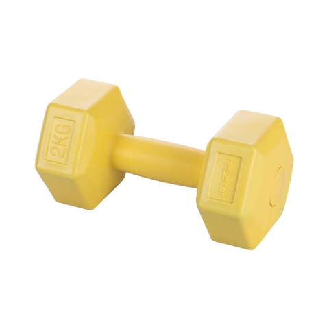 Biron Hantel 2 kg, sechseckig, rollstopp Aktion
