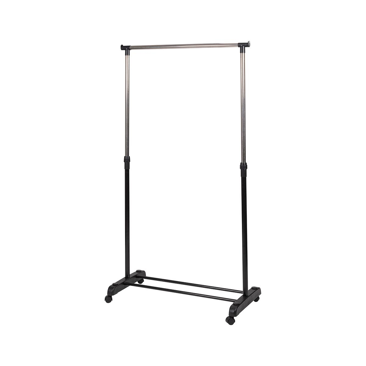 Metall-Garderobenständer mit Rollen, 2 Schuhablagen 88x42,5 cm Zulea Aktion Metall-Garderobenständer mit Rollen, 2 Schuhablagen 88x42,5 cm Zulea Aktion