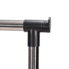 Metall-Garderobenständer mit Rollen, 2 Schuhablagen 88x42,5 cm Zulea Angebot