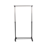 Metall-Garderobenständer mit Rollen, 2 Schuhablagen 88x42,5 cm Zulea Katalog