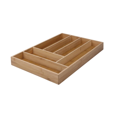 Besteckkasten 6 Fächer aus Holz 43,2x30,5x5cm Viora Aktion