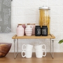 Seluna Faltbarer Küche-Organizer aus Holz 32x28x15,5 cm Katalog