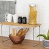 Faltbarer Küchenorganizer aus Holz 47x18,5x22cm Kurnek Katalog