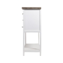 Shabby Chic Konsolentisch aus Holz, 9 Schubladen, 80x32,5x82cm, Sardinia Angebot