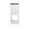 Shabby Chic Konsolentisch aus Holz, 9 Schubladen, 80x32,5x82cm, Sardinia Angebot