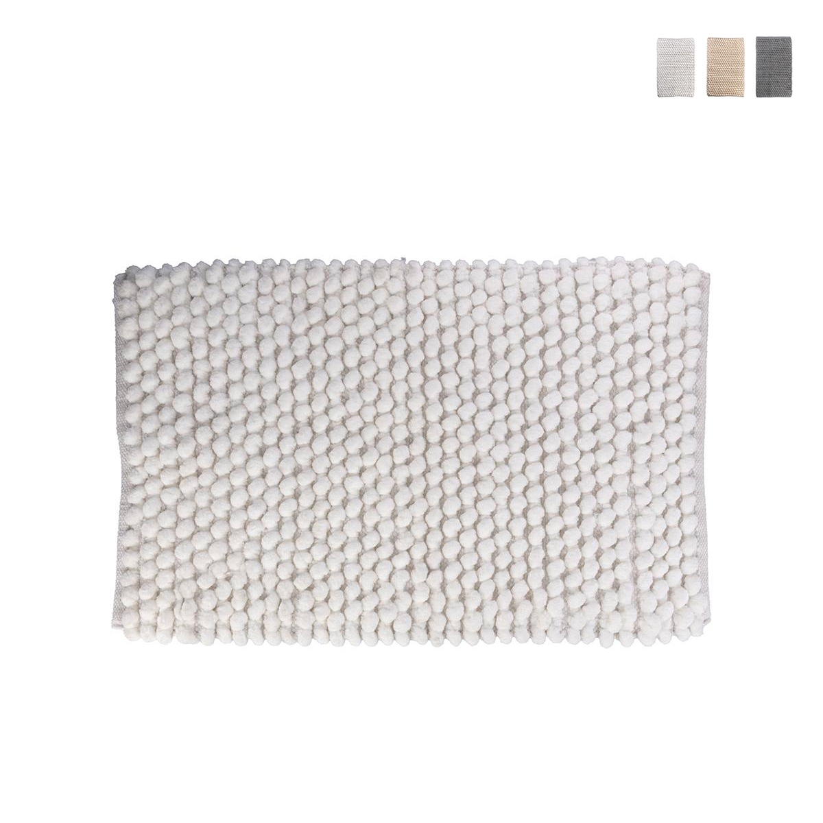 Moderner Badezimmerteppich 50x80cm Popcorn-Effekt Vanta Lagerbestand