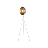 Stehlampe aus Metall, dreibeinig, schwenkbar, Industry Design Katalog