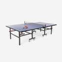 Professionelle Tischtennisplatte 274x152,5 cm Outdoor Indoor klappbar Ace Aktion
