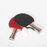 Professionelle faltbare Tischtennisplatte 274x152,5 cm Schläger Netzspanner Bälle Booster Preis