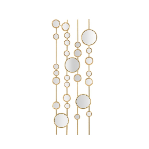 Dekoratives Paneel mit geometrischem Design und goldenen Spiegeln Gloss Aktion