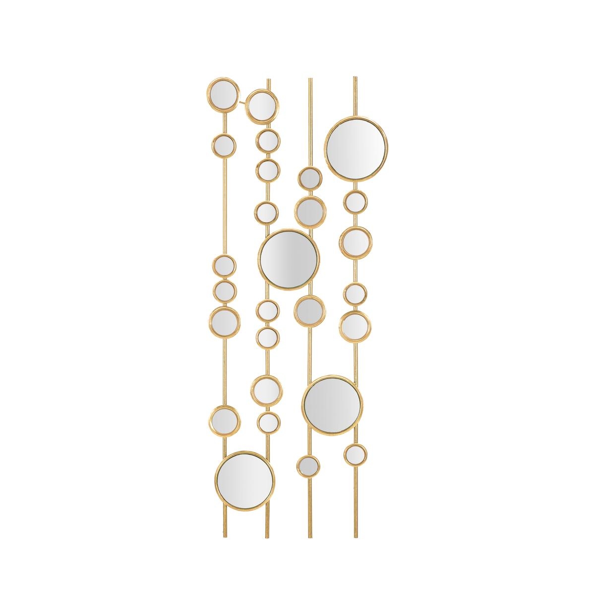 Dekoratives Paneel mit geometrischem Design und goldenen Spiegeln Gloss Aktion