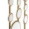 Dekoratives Paneel mit geometrischem Design und goldenen Spiegeln Gloss Rabatte