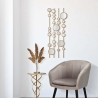 Dekoratives Paneel mit geometrischem Design und goldenen Spiegeln Gloss Verkauf