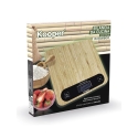 Digitale Bambus-Küchenwaage 20,5x20,5x2,75 cm Paxel Angebot
