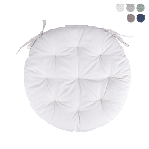 Runder Outdoor-Stuhlkissen 40 cm, gepolstert, wasserabweisend Rakil Aktion
