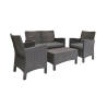Gartenlounge Set Sofa 2-Sitzer Sessel Tisch Rattanoptik Malaga Katalog
