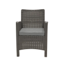Gartenlounge Set Sofa 2-Sitzer Sessel Tisch Rattanoptik Malaga Auswahl