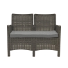 Gartenlounge Set Sofa 2-Sitzer Sessel Tisch Rattanoptik Malaga Eigenschaften