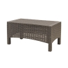 Gartenlounge Set Sofa 2-Sitzer Sessel Tisch Rattanoptik Malaga Maße