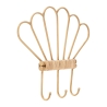 Wandgarderobe aus Metall und Rattan mit 3 Haken Panama Angebot
