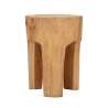 Handgefertigter Hocker aus Teakholz im ethnischen Stil Stold Angebot