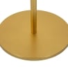 Runder hoher Tisch aus goldfarbenem Metall 51x100cm Doha Rabatte