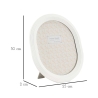 Weiße ovale Bilderrahmen aus Resin 20x25 cm Ovally Katalog