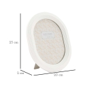 Oornice moderne ovaler Fotorahmen zum Aufstellen 25x20cm Ovally Katalog