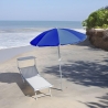 Aluminium-Strandsonnenschirm Ø2,20m, 8 Streben, inklusive Tasche Rimini Verkauf