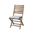 Wasserabweisendes, gepolstertes Kissen für Gartenstühle 50x45cm Omari Katalog