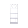 Scaffale 4 ripiani richiudibile in ferro 60,5x28xh.167cm bianco Ravun Angebot