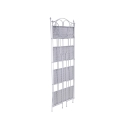 Scaffale 4 ripiani richiudibile in ferro 60,5x28xh.167cm bianco Ravun Lagerbestand