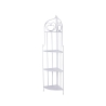 Angoliera 4 ripiani richiudibile in ferro 49x33xh.167cm bianco Alba Aktion