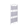 Karnel Klappbares Metallregal mit 3 Ebenen, 60,5x28xH.127 cm, Weiß Katalog
