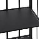 Scaffale da esterno slim 4 ripiani in ferro battuto richiudibile Nuvia Auswahl
