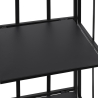 Scaffale da esterno slim 4 ripiani in ferro battuto richiudibile Nuvia Auswahl