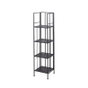 Scaffale da esterno slim 4 ripiani in ferro battuto richiudibile Nuvia Lagerbestand
