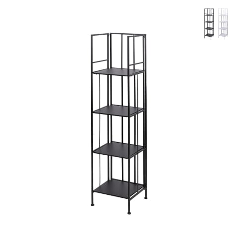 Klappbares Outdoor-Regal Slim mit 4 Böden aus Schmiedeeisen Nuvia Aktion