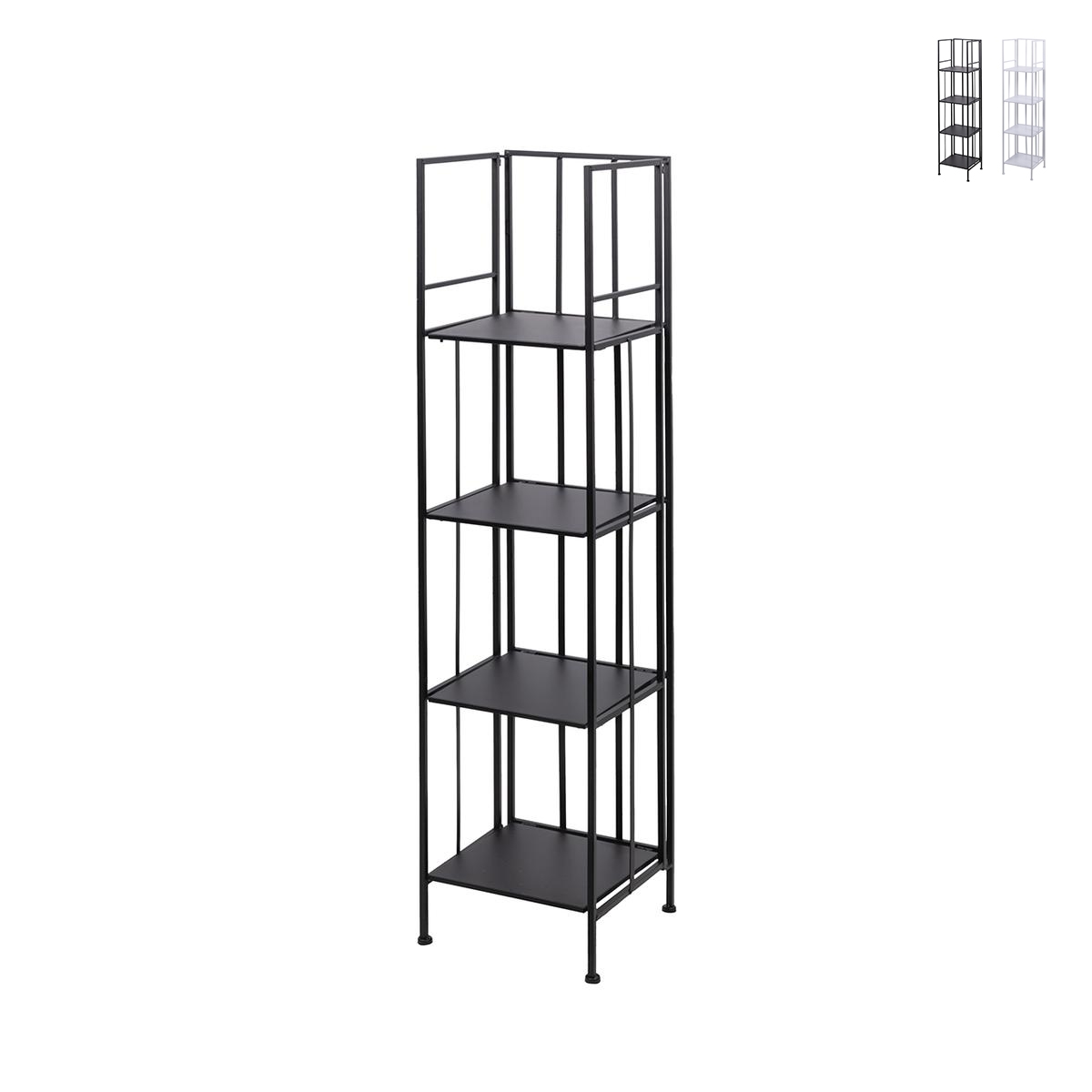 Scaffale da esterno slim 4 ripiani in ferro battuto richiudibile Nuvia Aktion Scaffale da esterno slim 4 ripiani in ferro battuto richiudibile Nuvia Aktion
