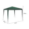 Wasserdichtes Gazebo 3x3 mit schnellem Aufbau, inklusive Tropico-Kit Preis