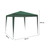 Wasserdichtes Gazebo 3x3 mit schnellem Aufbau, inklusive Tropico-Kit Preis