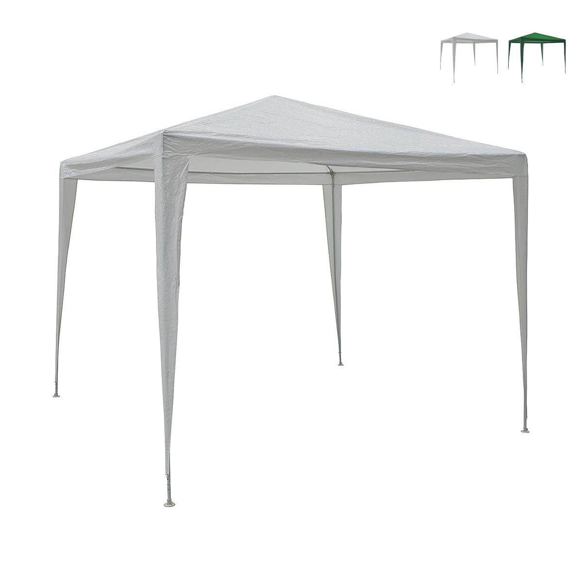 Gazebo 3x3 idrorepellente montaggio rapido con kit bianco Tropico Aktion Gazebo 3x3 idrorepellente montaggio rapido con kit bianco Tropico Aktion
