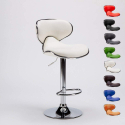 Amarillo Design Moderner schwenkbarer Chrom Küchen- und Barhocker Angebot