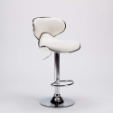 Amarillo Design Moderner schwenkbarer Chrom Küchen- und Barhocker 