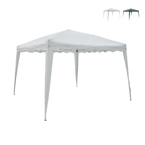 Gazebo estensibile verde 3x3 in alluminio richiudibile Rapido Aktion