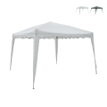 Gazebo estensibile verde 3x3 in alluminio richiudibile Rapido Aktion