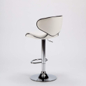Amarillo Design Moderner schwenkbarer Chrom Küchen- und Barhocker 