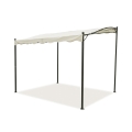 Gazebo a veranda idrorepellente 3x2,5m in ferro ecrù Sarnok Aktion